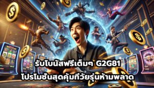 รับโบนัสฟรีเต็มๆ G2G81 โปรโมชั่นสุดคุ้มที่วัยรุ่นห้ามพลาด-1