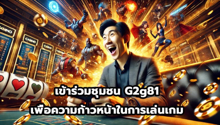 เข้าร่วมชุมชน G2g81 เพื่อความก้าวหน้าในการเล่นเกม-4